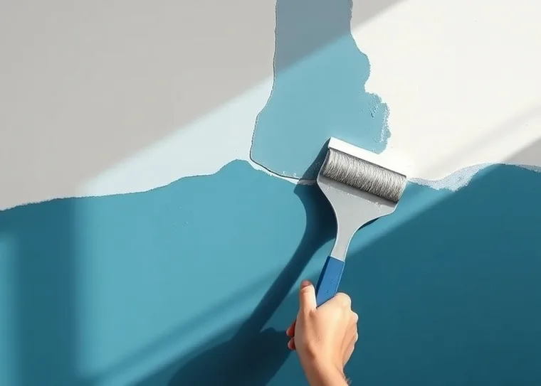 Ponçage et rebouchage des fissures avant mise en peinture